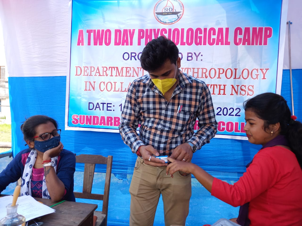 ESTIMATING OXYGEN LEVEL IN TWO DAY PHYSIOLOGICAL CAMP 2022