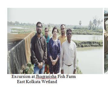 2.	Visit to Jhagrasisha Fish farm, East Kolkata wetland