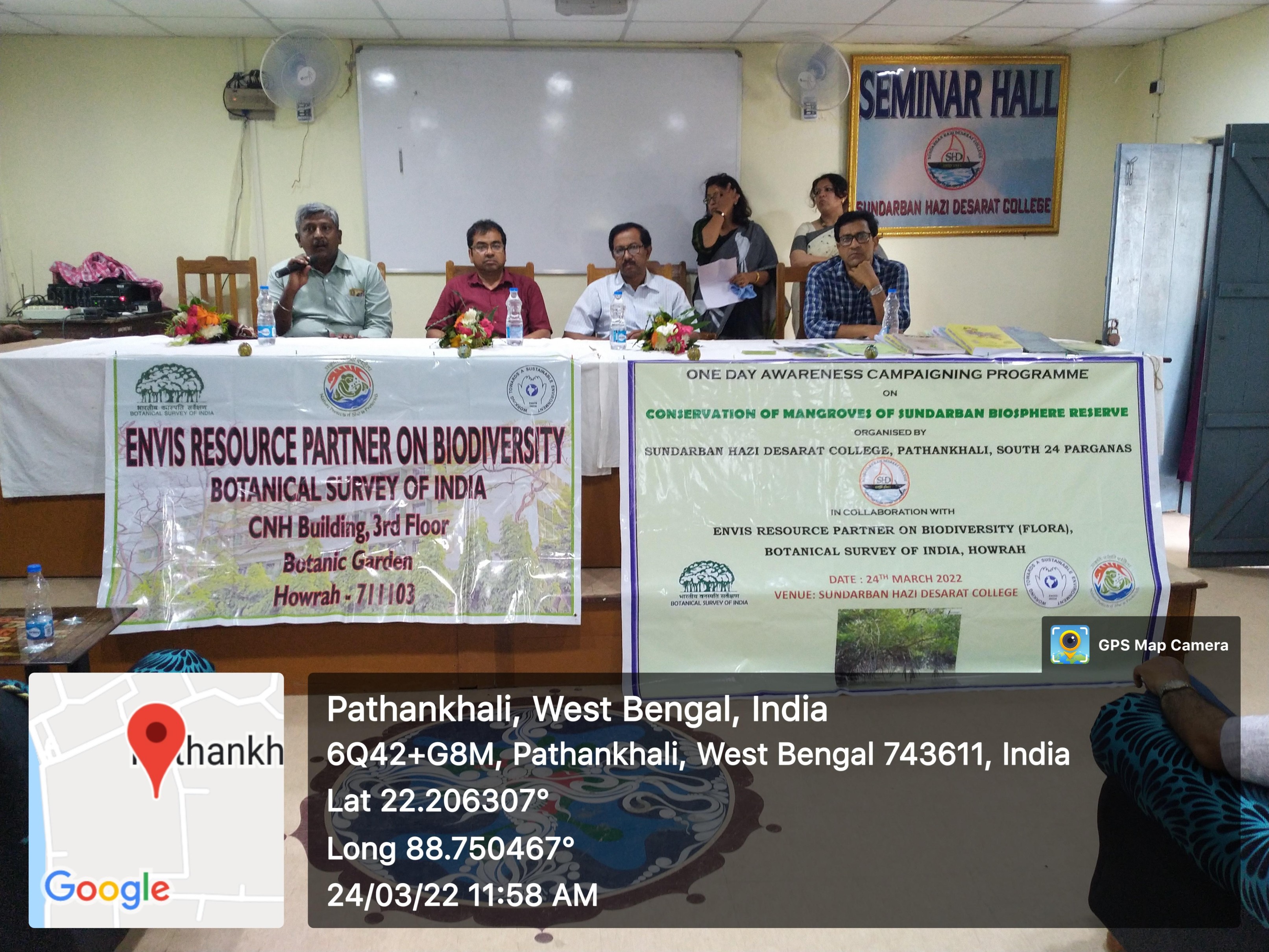 Seminar on Mangroves Conservation in collaboration with BSI